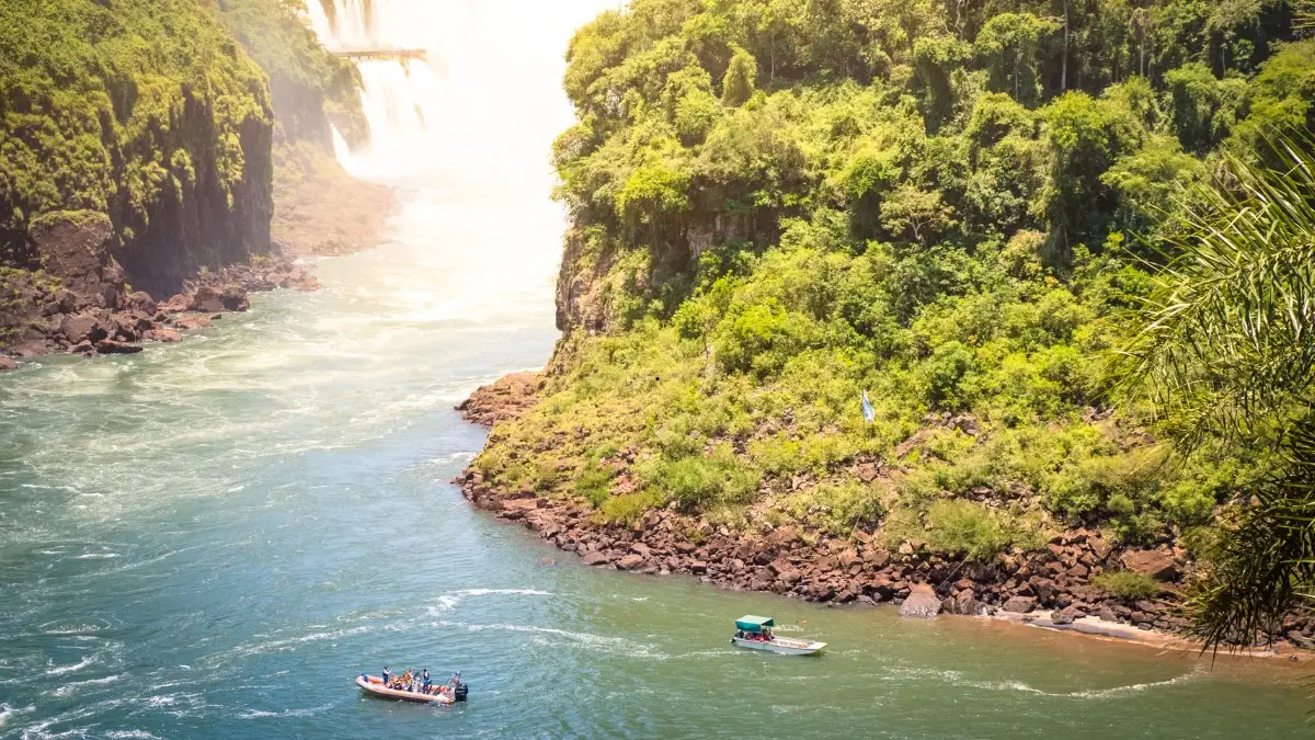 Iguazu Falls boat ride