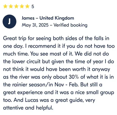 Review for Full day tour to both sides of Iguazu Falls (1)