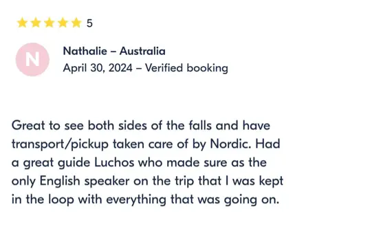 Review of 2 day tour to Iguazu falls