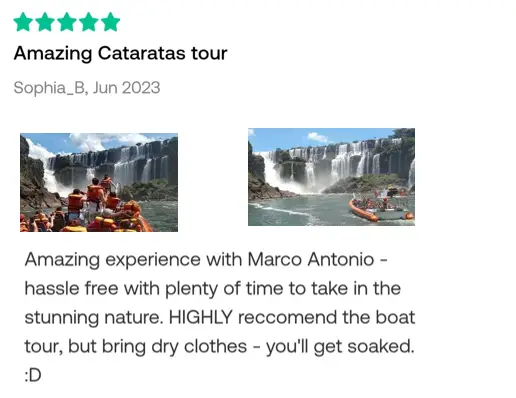 Review of Jungle Adventure in the Iguazu Falls